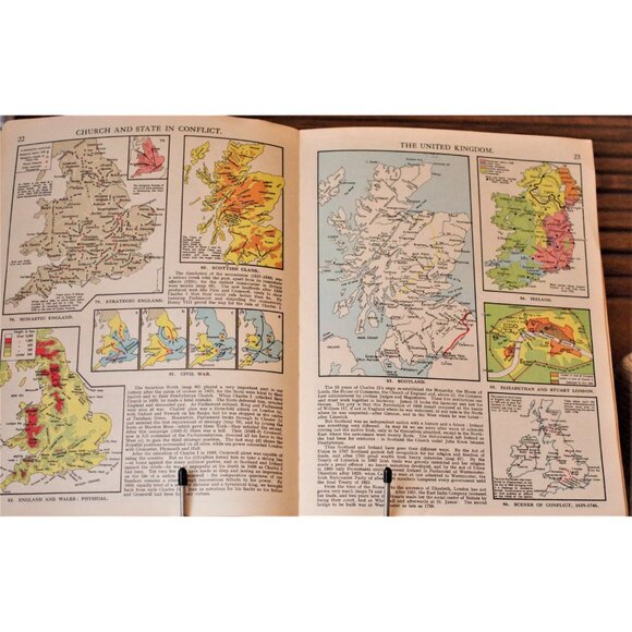 1950s Atlas, History Teaching Atlas: British and World History, Wheaton 1955 - Picture 6 of 8